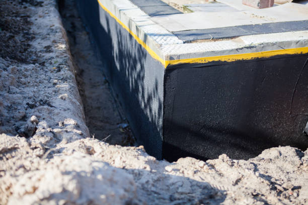 Residential Exterior Waterproofing installation at a South Bend, IN home by SJ Waterproofing Pros